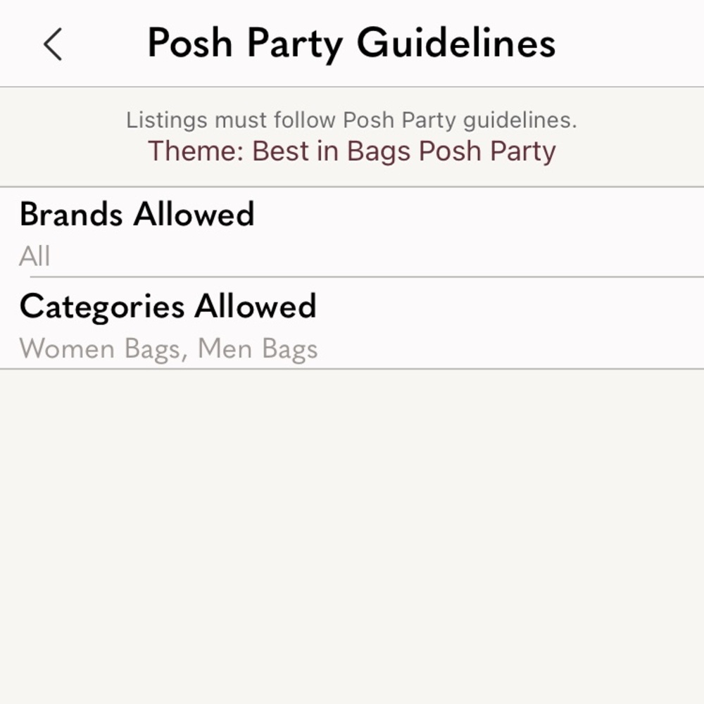 โBest in Bagsโ Posh Party
Sunday 4/6/25 - Picture 3 of 6
